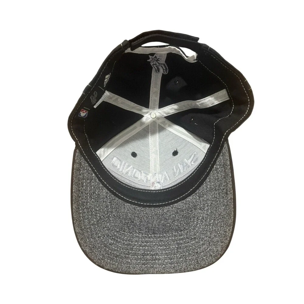 Adidas NBA San Antonio Spurs Basketball Black OSFA hat